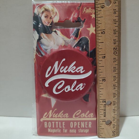 Fallout Nuka Cola Cap Metal Bottle Opener Heavy Duty Official Collectible - Picture 3 of 3